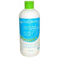 PURE WATER Средство для мытья посуды с эфирным маслом эвкалипта, 0.5 л