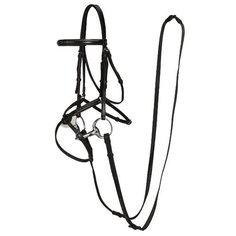 Уздечка с поводьями PADDOCK CS FOUGANZA X Декатлон Decathlon