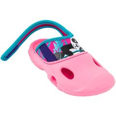 Сабо для бассейна для девочек CLOG 500 PANDA, размер: 26/27, цвет: Бледный Неоновый Розовый NABAIJI Х Декатлон Decathlon