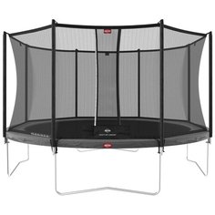 Батут BERG Favorit Grey 430 + защитная сетка Safety Net Comfort