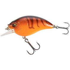 Воблер CRANKBAIT SHALLOW RUNNER CRKSR 53 F "речной рак", размер: NO SIZE, цвет: Неоновый Морковный/Черный CAPERLAN Х Декатлон Decathlon