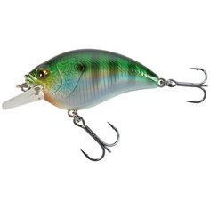 Воблер CRANKBAIT SHALLOW RUNNER CRKSR 53 F "ушастый окунь", размер: NO SIZE, цвет: Зеленый/Черный CAPERLAN Х Декатлон Decathlon