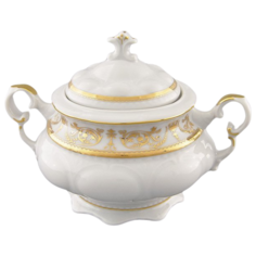 Сахарница Соната Золотая элегантность (350 мл), 2 ручки, Leander