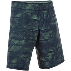 Плавки–шорты мужские хаки SWIMSHORT 100 LONG TEX, размер: 46, цвет: Зеленый NABAIJI Х Декатлон Decathlon