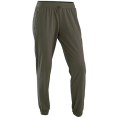 Брюки для бега женские RUN DRY хаки, размер: L / W33 L31, цвет: Пепельный Хаки KALENJI Х Декатлон Decathlon