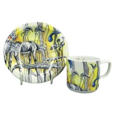 Чашка с блюдцем Сабина Сафари (100 мл), Leander