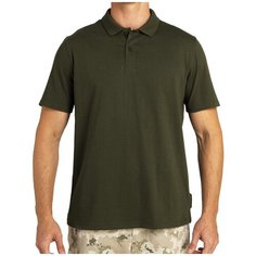 Поло муж. с короткими рукавами для охоты 100, размер: XXL, цвет: Бронзовый Хаки SOLOGNAC Х Декатлон Decathlon