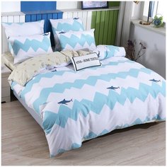 Комплект постельного белья СИТРЕЙД C487, размер ЕВРО, сатин (100% хлопок), наволочки 50х70 2 шт.