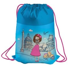 Berlingo Мешок для обуви Girl in Rome (MS09236) синий