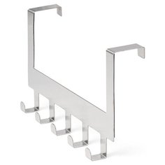 Дверная вешалка DeNASTIA 30x15,5см, нерж.сталь, серый A000001