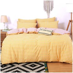 Комплект постельного белья сатин C484 2 спальное от Ситрейд, нав. 50х70 см