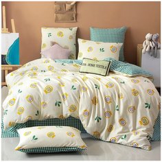 Комплект постельного белья сатин L327 2 спальное от Ситрейд, нав. 50х70 см