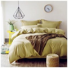 Комплект постельного белья страйп сатин CT003 2 спальное от Ситрейд