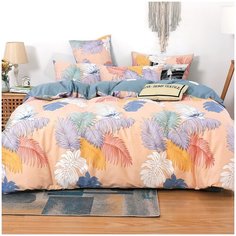 Комплект постельного белья сатин C490 Евро от Ситрейд, нав. 50х70 см