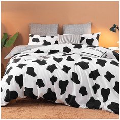 Комплект постельного белья сатин L388 2 спальное от Ситрейд, нав. 50х70 см