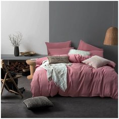 Комплект постельного белья сатин CS026 2 спальное от Ситрейд, нав. 50х70 см