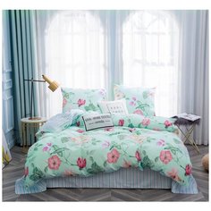 Комплект постельного белья сатин C486 Евро от Ситрейд, нав. 50х70 см