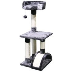 Когтеточка-комплекс 36х36х88 см, темно-серый Pet Choice