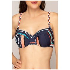 Empreinte Купальный бюстгальтер-балконет Pearl темно-синий 48E