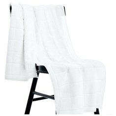 Полотенце банное Клетка белый Хлопковый край