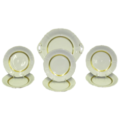 Сервиз для торта Соната Изящное золото, 7 пр., Leander