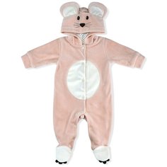 Комбинезон LEO, размер 68, светло-персиковый Лео