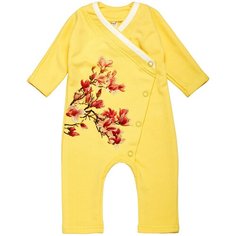 Комбинезон ЁМАЁ, размер 86, желтый