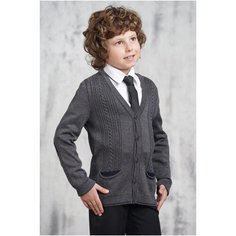 Кардиган VAY размер 152, серый