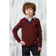 Пуловер VAY размер 128, бордовый