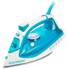 Утюг ENDEVER Delta-201 белый/голубой