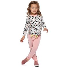 Лонгслив lucky child Ми-ми-мишки, размер 28 (92-98), цветной