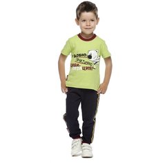 Футболка lucky child, размер 24 (74-80), зеленый