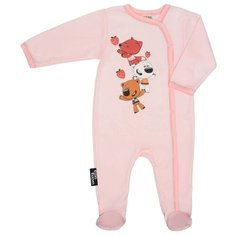 Комбинезон lucky child, размер 20 (62-68), светло-розовый