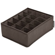 Всё на местах Органайзер Прага, 15 ячеек, 30х24х11 см коричневый