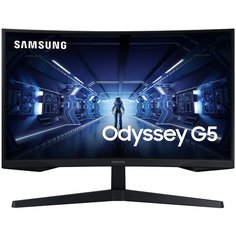Монитор Samsung Odyssey G5 C27G55TQW 26.9", черный