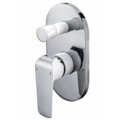 Смеситель для душа скрытый монтаж Kaiser Glory 69177 Chrome/White