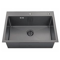 Мойка нержавеющая для кухни Kaiser 600x450x220 KSM-6046 Black