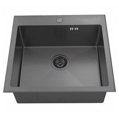 Мойка нержавеющая для кухни Kaiser 540x510x220 KSM-5452 Black
