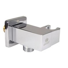 Подключение душевого шланга с держателем Kaiser 0048 Хром