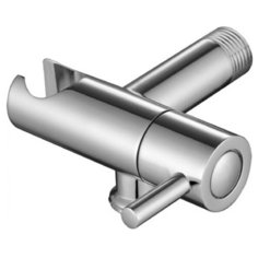 Настенный кронштейн с держателем и краном для соединения душевого шланга Kaiser 0049 Хром