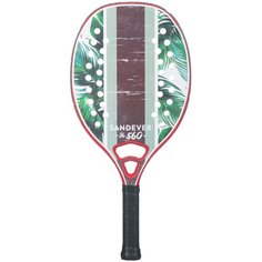 Ракетка для игры в пляжный теннис BTR 560 O SANDEVER X Декатлон Неоновый Морковный Decathlon