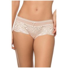 Empreinte Трусы шорты Verity с вышивкой средней посадки, размер 44, beige