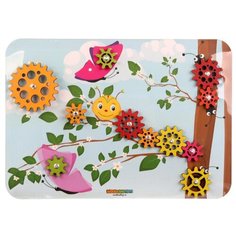 WoodlandToys Конструктор - головоломка "Шестеренки" Природа