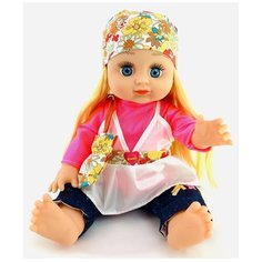 Интерактивная кукла Алина 5295, говорящая, поет песню про маму, в сумочке-рукзачке, 33 см Play Smart