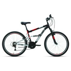 Велосипед ALTAIR MTB FS 26 1.0 (рост 18" 18ск.) 2020-2021, бежевый/черный