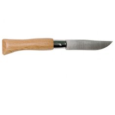Нож Opinel №4, углеродистая сталь, бук