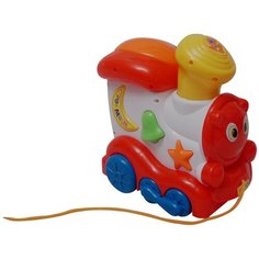 Каталка для малышей Паровозик на веревочке Jia Yu Toys