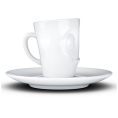 Кофейная чашка с блюдцем Tassen Tasty 80 мл белая
