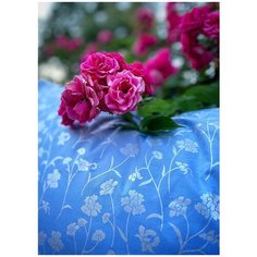 Подушки/Перьевая подушка/подушка 70х70 пух перо/подушка натуральный пух и перо/тик/голубая/"Джулия" Lucky Dreams