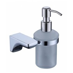 Дозатор для жидкого мыла настенный (стекло) Kaiser KH-1510 хром